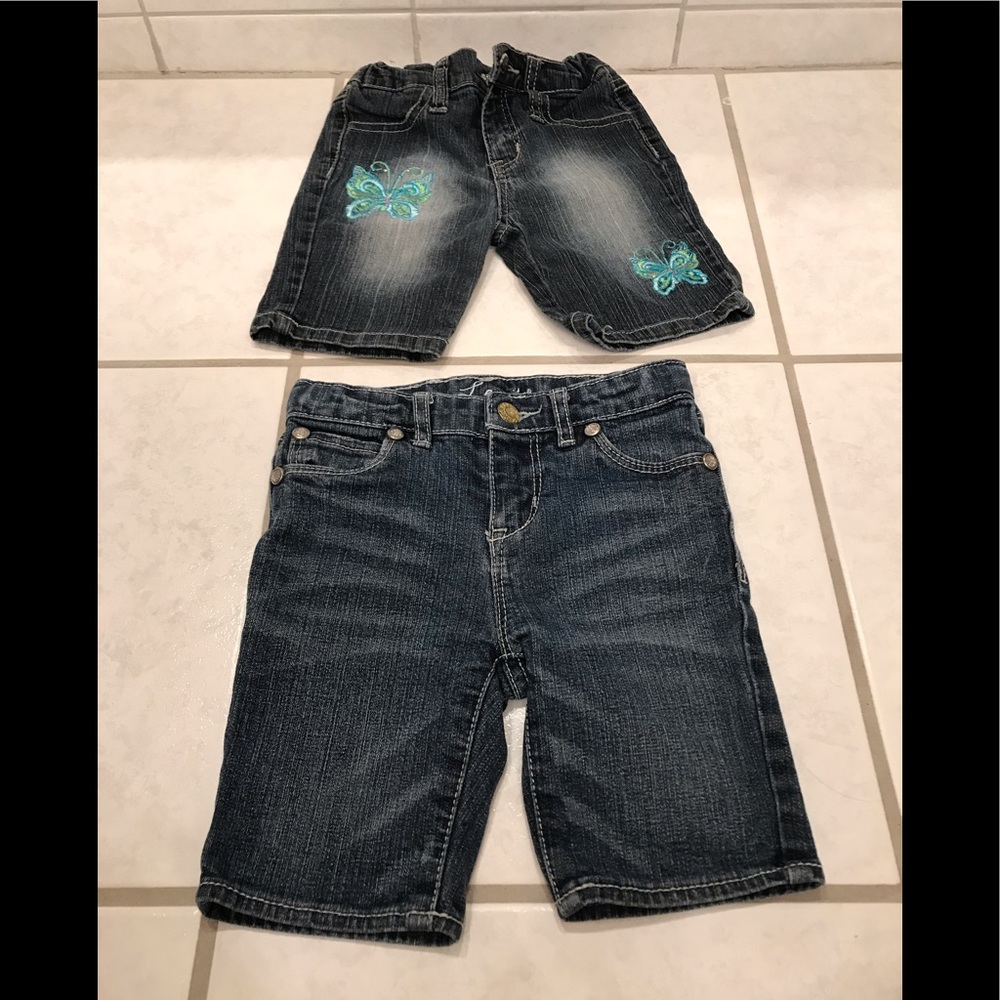 2 Pair longer length shorts